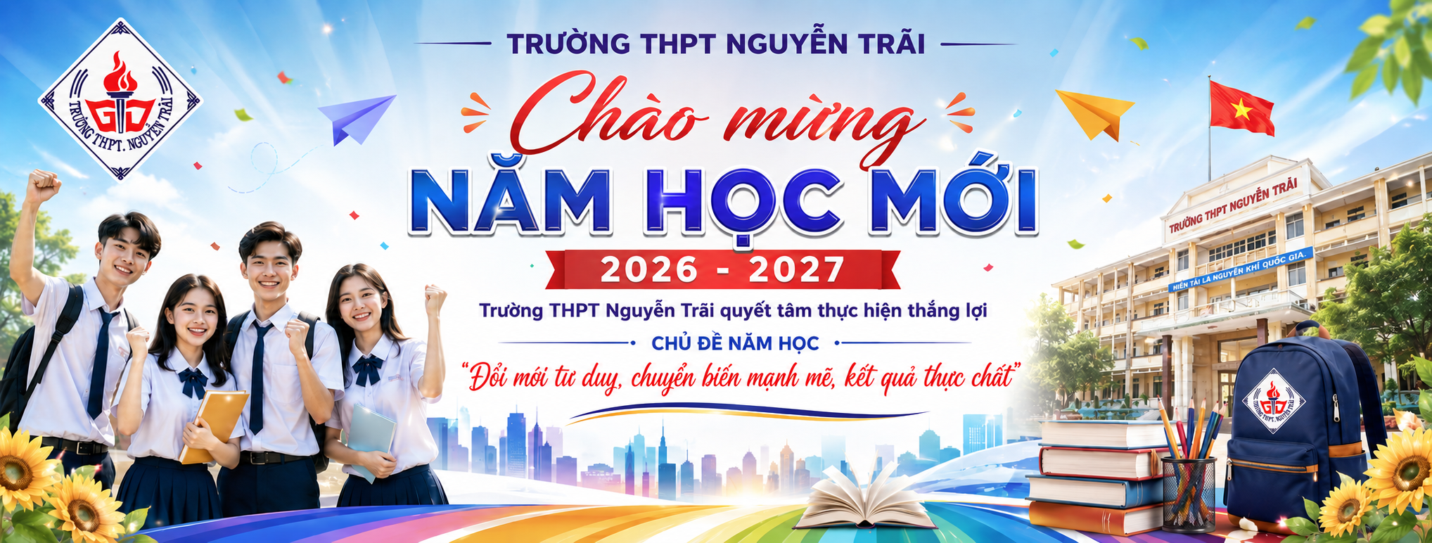 Chào mừng năm học mới 2026 - 2027
