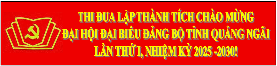 Đại hội đại biểu Đảng bộ tỉnh Quảng Ngãi lần thứ I, nhiệm kỳ 2025- 2030