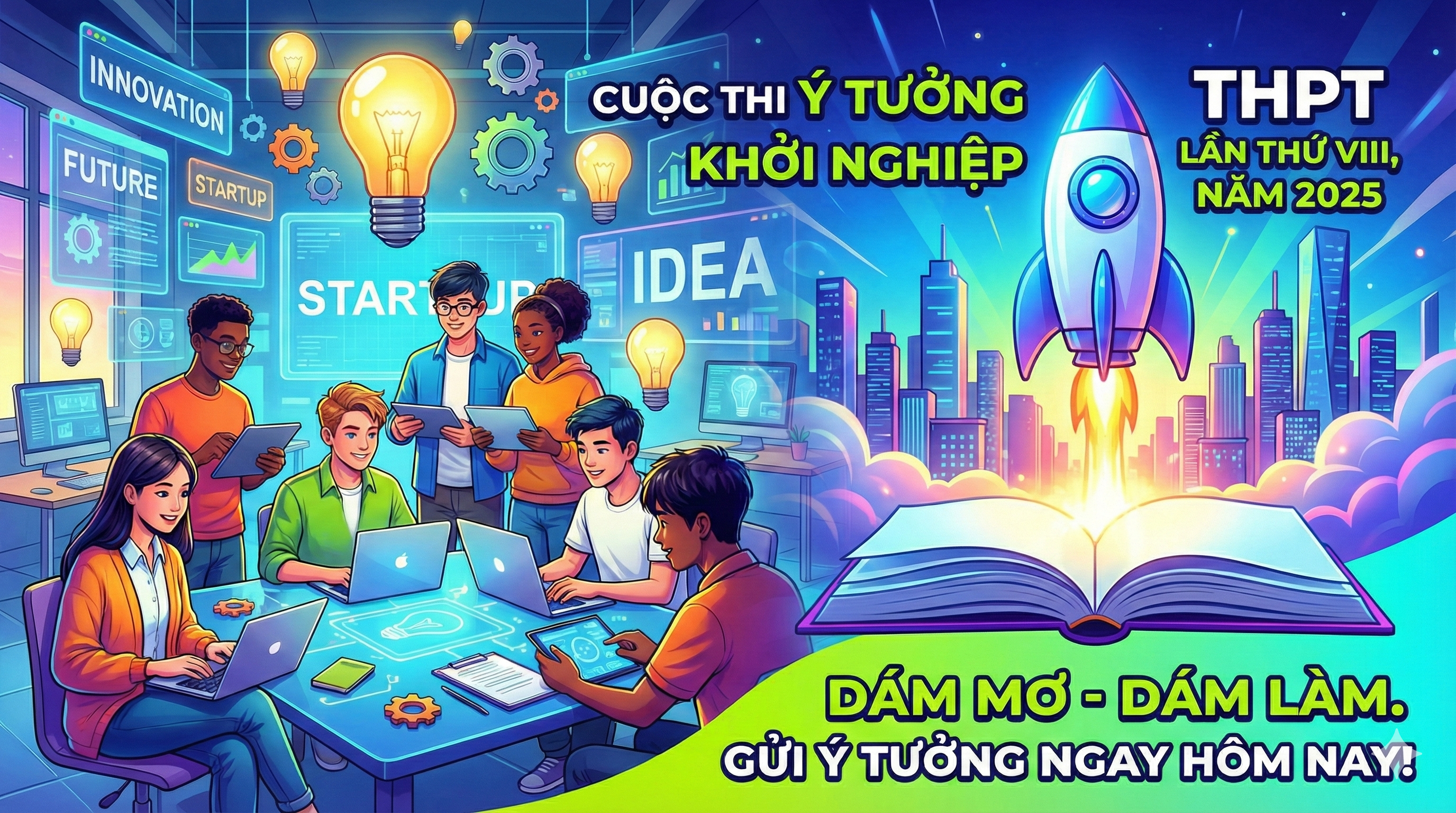 Hãy tham gia ngay Cuộc thi 'Học sinh với ý tưởng khởi nghiệp', lần thứ VIII!