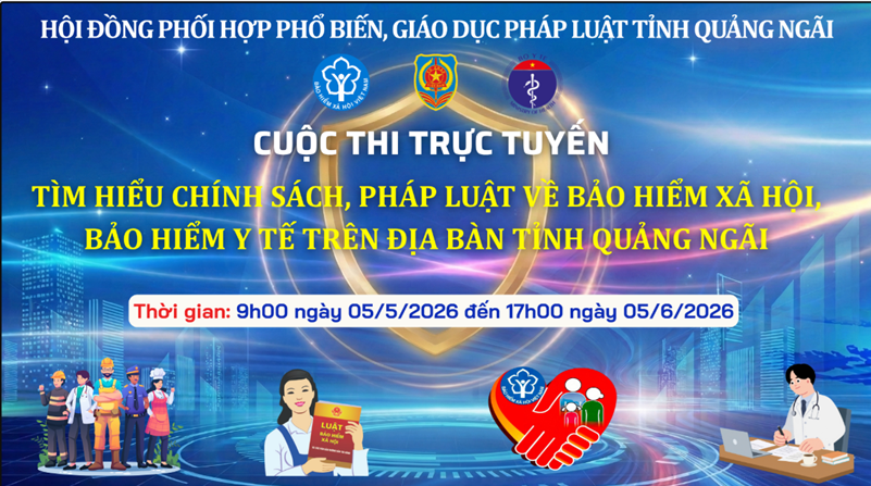 Tham gia Cuộc thi trực tuyến tìm hiểu pháp luật về bảo hiểm xã hội, bảo hiểm y tế