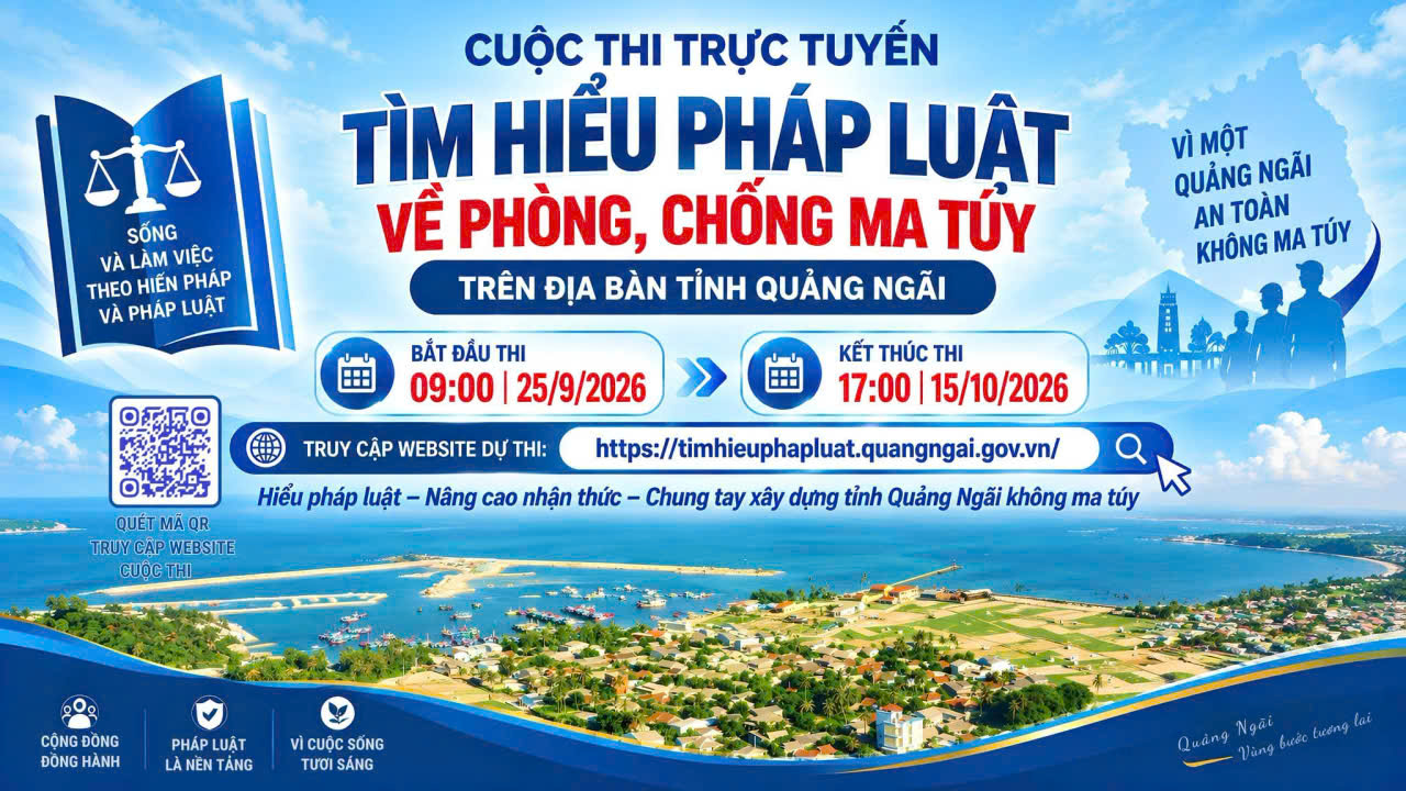 Tích cực hưởng ứng tham gia Cuộc thi trực tuyến 'Tìm hiểu pháp luật về phòng, chống ma túy'